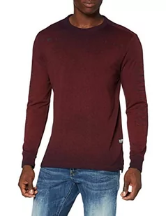G-STAR RAW Męski T-shirt logo Overdye t-shirtG-STAR RAW męski T-shirt Logo Overdye, Dry Red/Sartho Blue Gd C336-b740, XXS - Koszulki męskie - miniaturka - grafika 1