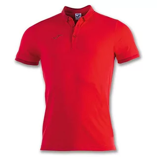 Koszulki męskie - Joma Bali II męska koszulka polo czerwony czerwony M 100748.600 - grafika 1