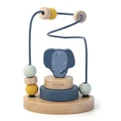 Zawieszki dla dzieci i niemowląt - Trixie Baby Trixie Baby - Mrs Elephant  Labirynt z Drewnianymi Koralikami - miniaturka - grafika 1