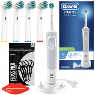Oral-B Vitality 100 CrossAction Biały - Szczoteczki elektryczne - miniaturka - grafika 2