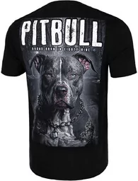 Pit Bull T-shirt Koszulka Street King Black - Koszulki sportowe męskie - miniaturka - grafika 1