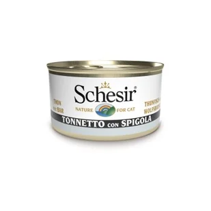 Schesir Adult 24 x 85 g Tuńczyk z moronem - Mokra karma dla kotów - miniaturka - grafika 1