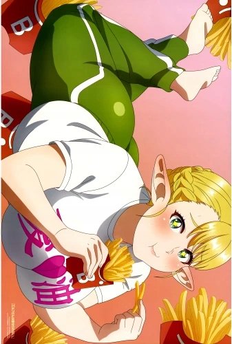 Plakat Elf-san wa yaserarenai ELFY_001 A2 (custom)