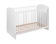 Łóżeczka i kojce - Łóżeczko SARA 120x60 BUKOWE BIAŁY - miniaturka - grafika 1