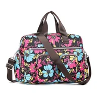 Torebki damskie - Kono Torebka z górnym uchwytem dla kobiet, z wieloma kieszeniami, listonoszka, torba crossbody, średnia wodoodporna torba na ramię, damska lekka torba na ramię, do pracy, na zakupy, podróż, Czarny, - miniaturka - grafika 1
