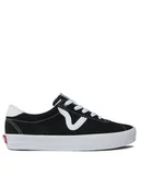 Trampki damskie - Vans Tenisówki Sport Low VN000CQRBZW1 Czarny - miniaturka - grafika 1