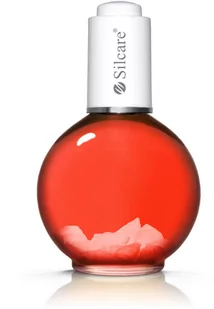 Silcare Oliwka do paznokci i skórek z muszlami Strawberry Crimson 75 ml - Olejki i oliwki do paznokci - miniaturka - grafika 1