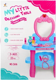 Toaletka z akcesoriami MEGA CREATIVE 482951 - Zabawy w naśladowanie dorosłych - miniaturka - grafika 1