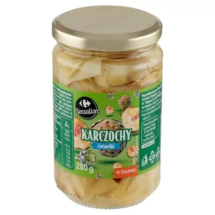 Carrefour Sensation Karczochy ćwiartki w zalewie 280 g - Warzywa w marynacie - miniaturka - grafika 1