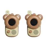 Zabawki interaktywne dla dzieci - The Zoofamily - Krótkofalówki dla dzieci Zoo Walkie Talkie - Bear - miniaturka - grafika 1