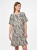 Sukienki - Pieces Sukienka "Arlem" w kolorze beżowo-czarnym - miniaturka - grafika 1