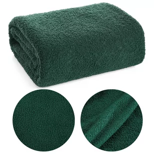 Koc 150 x 200 Mikrofibra Boucle Bukla C.Zieleń - Koce - miniaturka - grafika 1