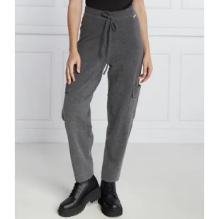 Twinset U&B Spodnie | Straight fit | z dodatkiem wełny - Spodnie damskie - miniaturka - grafika 1