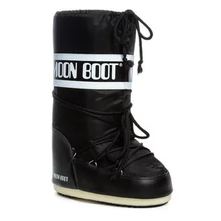 Śniegowce damskie - Śniegowce MOON BOOT - Nylon 14004400 001 Nero - grafika 1