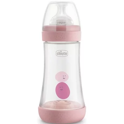 Chicco 122028 BUTELKA PERFECT5 240ML DZIEWCZYNKA 2+