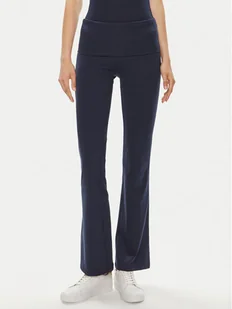 Gina Tricot Spodnie materiałowe 21671 Granatowy Flare Fit - Spodnie damskie - miniaturka - grafika 1