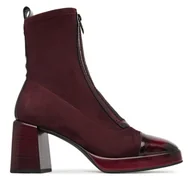 Botki damskie - Botki Hispanitas HI254230 Fioletowy - miniaturka - grafika 1