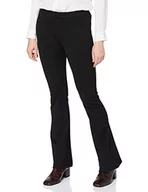 Spodnie damskie - VERO MODA Spodnie damskie VMKAMMA Flared Fit XS S M L XL czarne - rozciągliwa bawełna, czarny (Black Black), XL - miniaturka - grafika 1