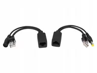 Wtyczki i adaptery - Adapter Poe pasywny iniektor + splitter - miniaturka - grafika 1