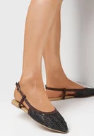 Sandały damskie - Czarne Sandały Aboveboard - miniaturka - grafika 1