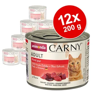 Animonda Carny Carny Adult 6 x 200 g Indyk z jagnięciną - Mokra karma dla kotów - miniaturka - grafika 2