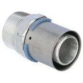 Łączniki, trójniki, kształtki - Uponor S-Press złączka z gwintem zewn. 40-R1 1/4"MT - miniaturka - grafika 1