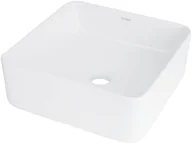Umywalki - Deante JASMIN Umywalka ceramiczna nablatowa 60X40 Biała CDJ_6U2S - miniaturka - grafika 1