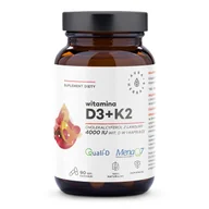 Witaminy i minerały - Aura Herbals Witamina D3 4000 IU + K2, kapsułki 90 szt. WITDKAPS4000K - miniaturka - grafika 1