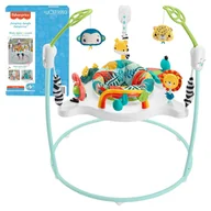 Zabawki interaktywne dla dzieci - Fisher Price Centrum Aktywności Skoczek Jumpero Jungle Interaktywna Zabawka - miniaturka - grafika 1