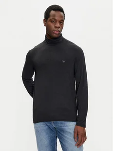 Emporio Armani Underwear Golf 112066 4F584 00020 Czarny Slim Fit - Swetry męskie - miniaturka - grafika 1