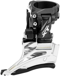 SHIMANO Przerzutka przednia Deore XT FD-M8025 czarny-srebrny / Ilość biegów: 2 / Mocowanie: na obejmę / Prowadzenie linki: uniwersalne / Typ: down swing IFDM8025HX6 - Części rowerowe - miniaturka - grafika 1
