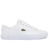 Trampki męskie - Buty Lacoste Vulcanized 741CMA0014-21G - białe - miniaturka - grafika 1