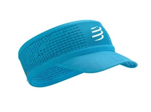 COMPRESSPORT Opaska na głowę z daszkiem SPIDERWEB HEADBAND ON/OFF hawaiian ocean - Czapki i chusty sportowe damskie - miniaturka - grafika 1