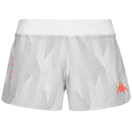 Koszulki męskie - Kappa Kombat Gevan Training Wygodne i stylowe szorty sportowe, kolor szary Barely i szary Ash i biały, rozmiar L - miniaturka - grafika 1