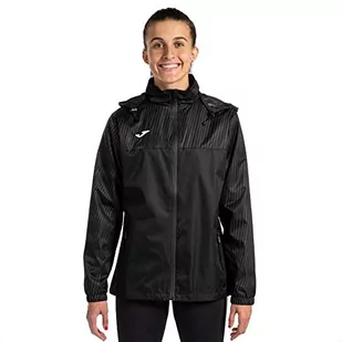 Joma Damska kurtka przeciwdeszczowa Montreal, czarny, XL - Kurtki damskie - miniaturka - grafika 1