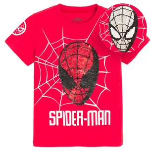 Cool Club, T-shirt chłopięcy, czerwony, Spider-Man - Koszulki dla chłopców - miniaturka - grafika 1