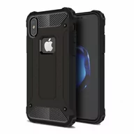 Etui i futerały do telefonów - Forcell Futerał Armor do iPhone X czarny - miniaturka - grafika 1