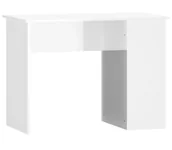 Biurka - Elior Biurko z półkami w kolorze białym z połyskiem F7-Z42 - miniaturka - grafika 1