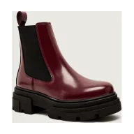 Sztyblety damskie - Tommy Hilfiger Skórzane sztyblety - miniaturka - grafika 1