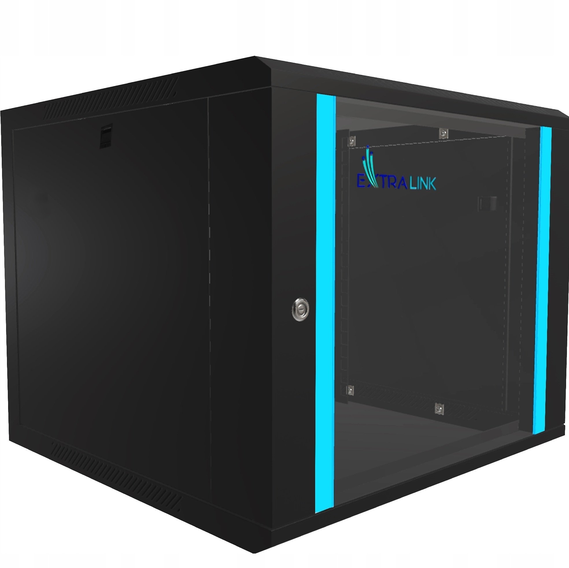 Szafa ExtraLink LITE 9U 530X400 WALL-MOUNTED RACKMOUNT CABINET BLACK EX.28792