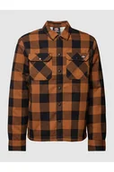 Koszule męskie - Koszula casualowa ze wzorem w kratę model SHERPA - Dickies - miniaturka - grafika 1
