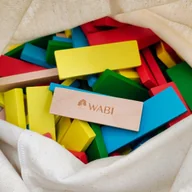 Klocki - Klocki drewniane WABI Planks 8cm - 100 szt EDUKAMP - miniaturka - grafika 1