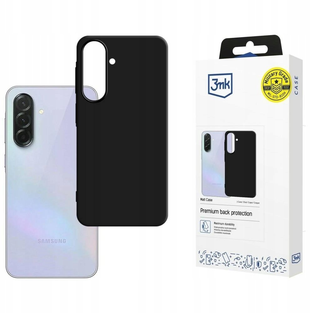 Etui 3MK Matt Case do Samsung Galaxy A37 czarny