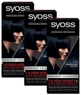 Farby do włosów i szampony koloryzujące - 3X Farba Do Włosów Granatowa Czerń Trwały Kolor - miniaturka - grafika 1