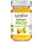Miód - Symbio Miód wielokwiatowy z jabłkiem i cytryną 300 g Bio - miniaturka - grafika 1