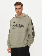 Bluzy męskie - adidas Bluza House of Tiro IV8125 Zielony Relaxed Fit - miniaturka - grafika 1