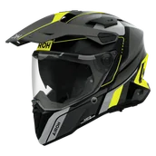 Kaski motocyklowe - Kask Adventure Airoh Commander 2 Carbon Żółty MatowyL - miniaturka - grafika 1