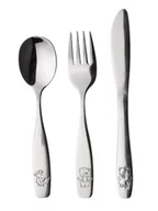 Sztućce dla dzieci - Zestaw sztućców dla dzieci 3-częściowy Little Friends - miniaturka - grafika 1