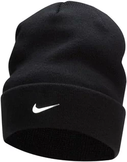 Czapki damskie - Nike FB6527-010 U NK Peak Beanie SC MTSWSH L Czapka z daszkiem Unisex Dorosły Czarny/Metaliczny Silver Rozmiar 1SIZE - grafika 1