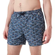 Kąpielówki męskie - BOSS Męskie kąpielówki MATA, Medium Blue424., XL - miniaturka - grafika 1